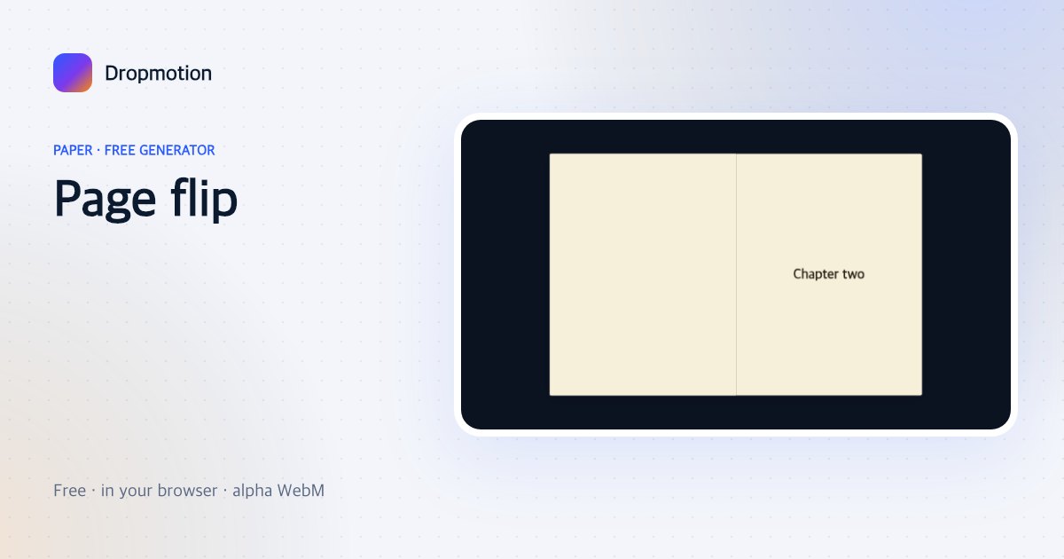 Book page flip green screen animation with a page turning over to reveal the next page of text